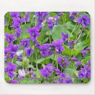 Wisconsin Wood Violets Mouse Mat