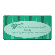 Wisdom and Skill Desk Mat