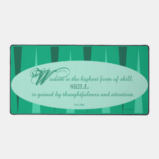 Wisdom and Skill Desk Mat