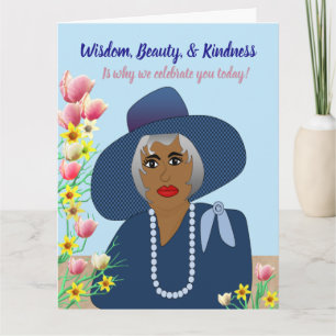 Wisdom, Beauty, & Kindness Mother Birthday Card