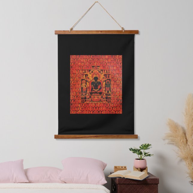 Wisdom Buddha Akshobya Tibetan Buddhist Art Hanging Tapestry (Bedroom)