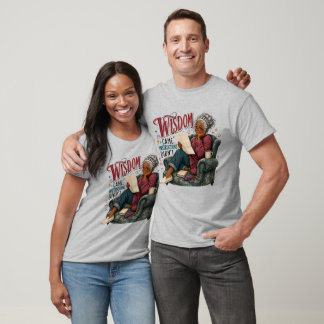 Wisdom Came Instructions Didn't Funny Retro Senior T-Shirt