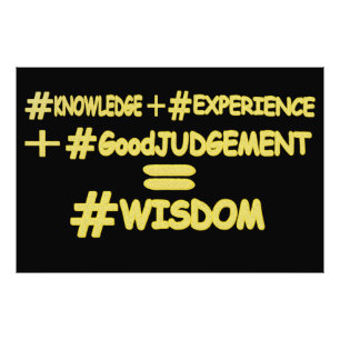"WISDOM EQUATION" Cute Expression Design. Buy Now Photo Print