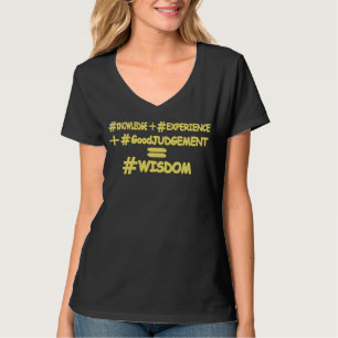 "WISDOM EQUATION" Cute Expression Design. Buy Now T-Shirt