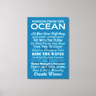 Wisdom From the Ocean Canvas Print