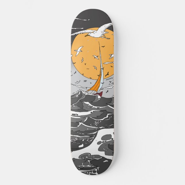 Wisdom in the Ocean Skateboard (Front)