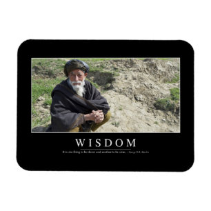 Wisdom: Inspirational Quote 1 Magnet