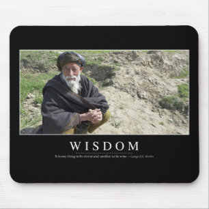 Wisdom: Inspirational Quote 1 Mouse Mat