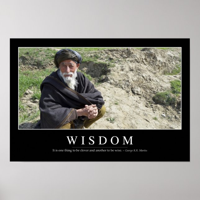 Wisdom: Inspirational Quote 1 Poster (Front)