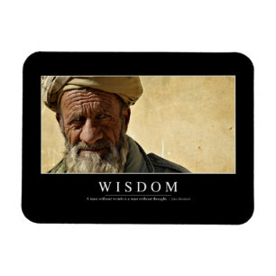 Wisdom: Inspirational Quote 2 Magnet