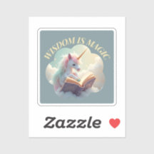 Wisdom Is Magic - Cute Unicorn