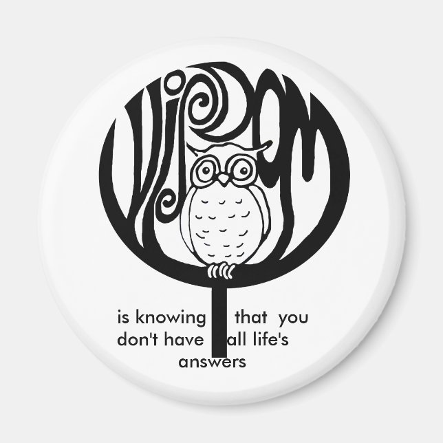 wisdom is magnet (Front)