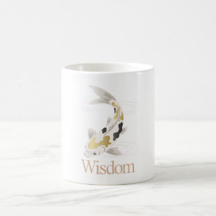 Wisdom – Japanese Koi Symbol of Inner Strength Coffee Mug