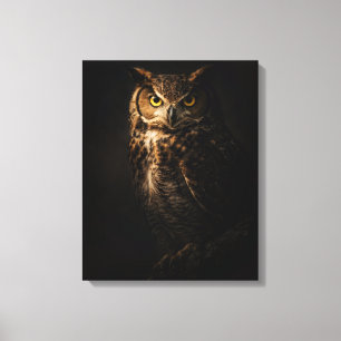 Wisdom & Mystery Animal Art Canvas Print