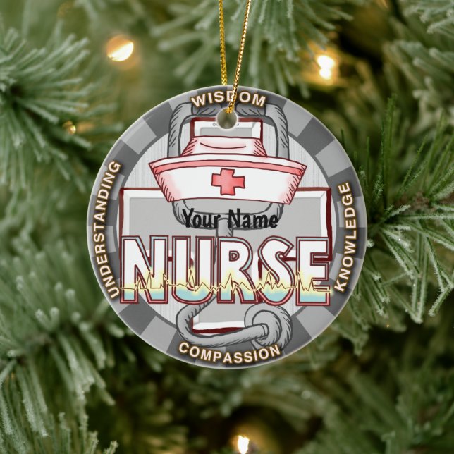 Wisdom nurse  ceramic tree decoration (Tree)
