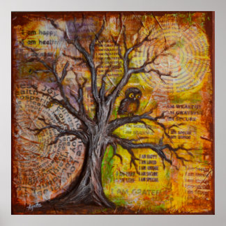 Wisdom of Positive Thinking Poster