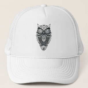 Wisdom Of The Owl King Trucker Hat