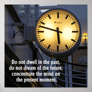 Wisdom of Time Thinking art poster