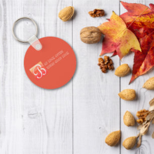 Wisdom quote good luck inspirational key ring