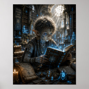 Wisdom / Rune Keeper / Ancient Library Poster