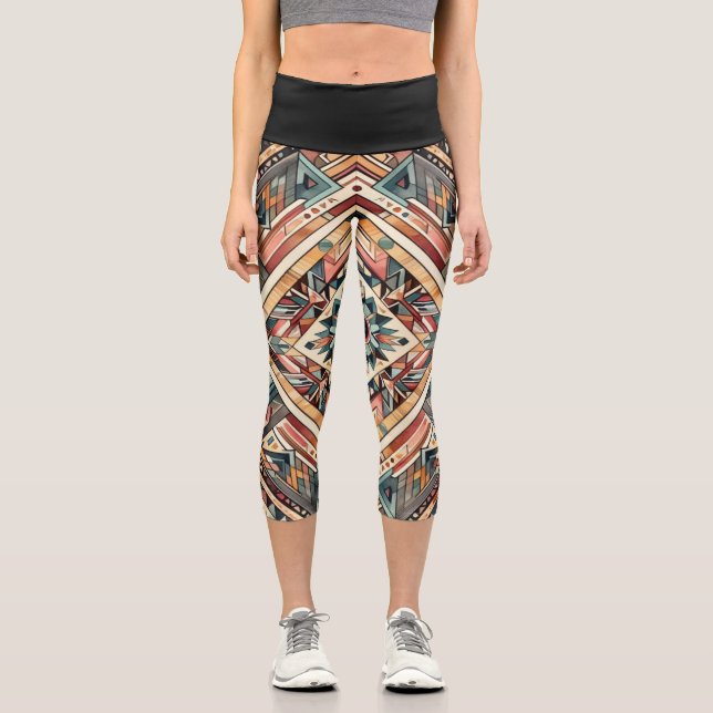 Wisdom Seeker Capri Leggings (Front)