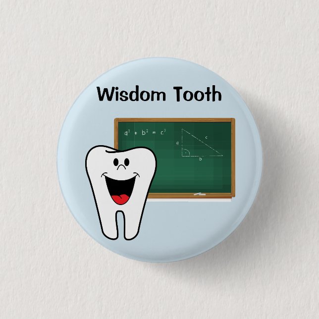 Wisdom Tooth Pin (Front)