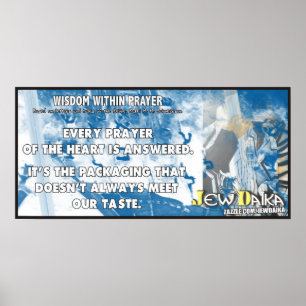 Wisdom within Prayer Poster