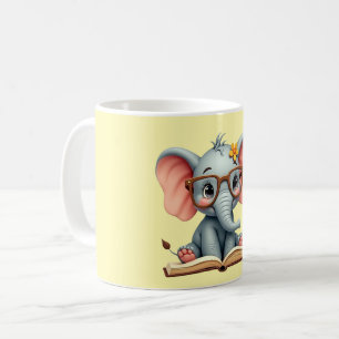 Wise Baby Elephant Coffee Mug