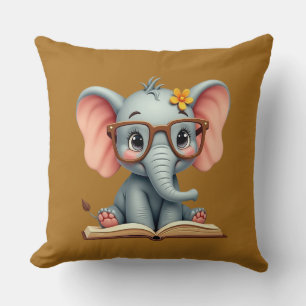 Wise Baby Elephant Cushion