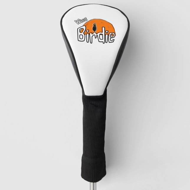 Wise birdie  golf head cover (Front)