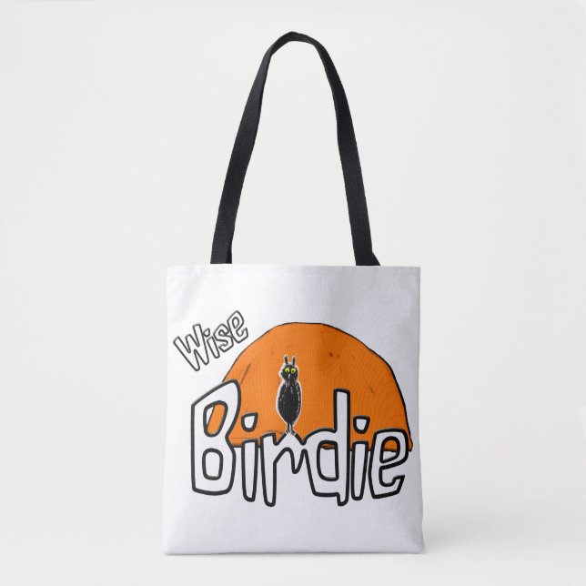 Wise birdie  tote bag (Front)