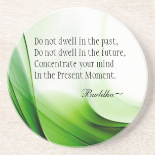 Wise Buddha Quote Coaster