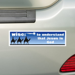 Wise Bumper Sticker