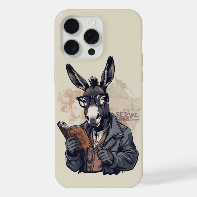 Wise Donkey — Phone Case (Back)