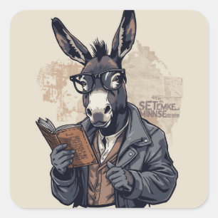 Wise Donkey — Sticker
