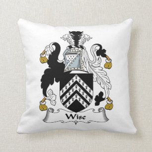 Wise Family Crest Cushion