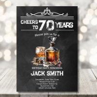 Wise man and whiskey birthday party