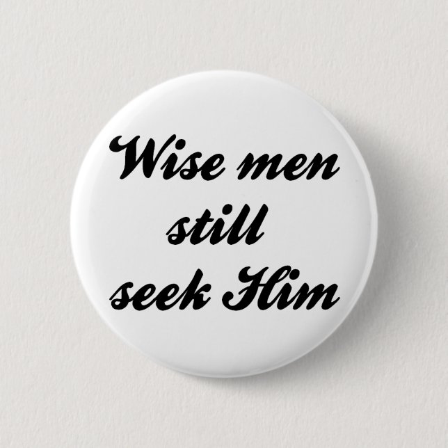 Wise Men 6 Cm Round Badge (Front)