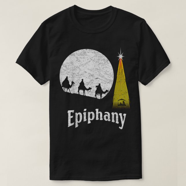 Wise Men Epiphany Three Kings Day T-Shirt (Design Front)