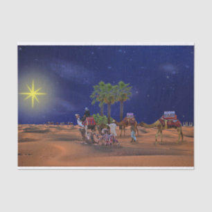 Wise Men Star Christmas Graphic Tissue Paper