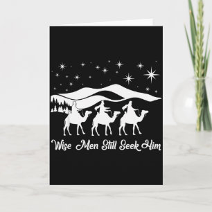 Wise Men Still Seek Him Christian Christmas Jesus Card
