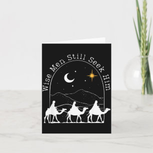 Wise Men Still Seek Him Christian Christmas Jesus  Card