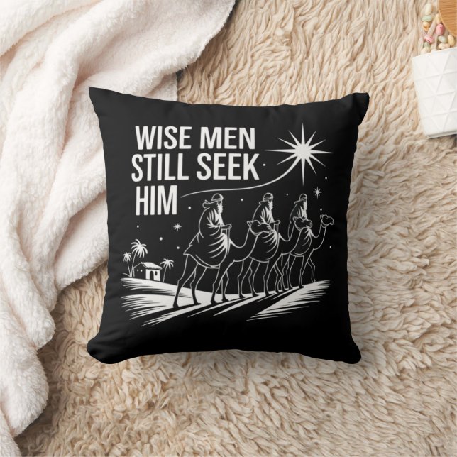 Wise Men Still Seek Him Christian Christmas Jesus Cushion (Blanket)