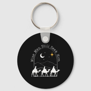 Wise Men Still Seek Him Christian Christmas Jesus  Key Ring