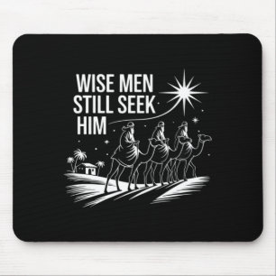 Wise Men Still Seek Him Christian Christmas Jesus Mouse Mat
