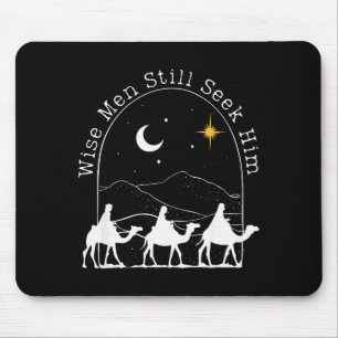 Wise Men Still Seek Him Christian Christmas Jesus Mouse Mat