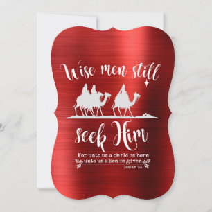 Wise Men Still Seek Him Christmas Holiday Card