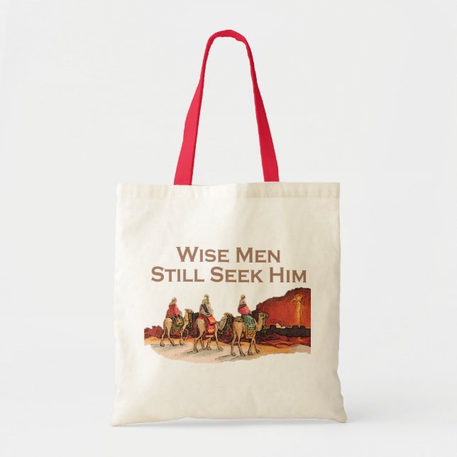 Wise Men Still Seek Him, Christmas Tote Bag (Front)