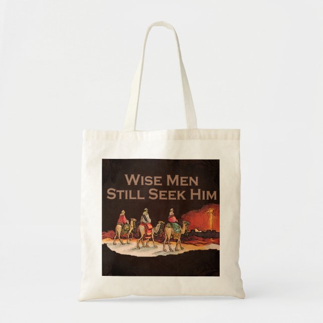 Wise Men Still Seek Him, Christmas Tote Bag (Front)