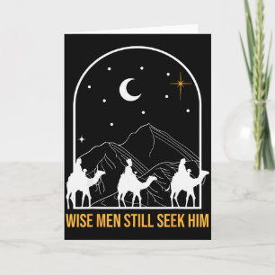 Wise Men Still Seek Him Nativity Scene Christian C Card
